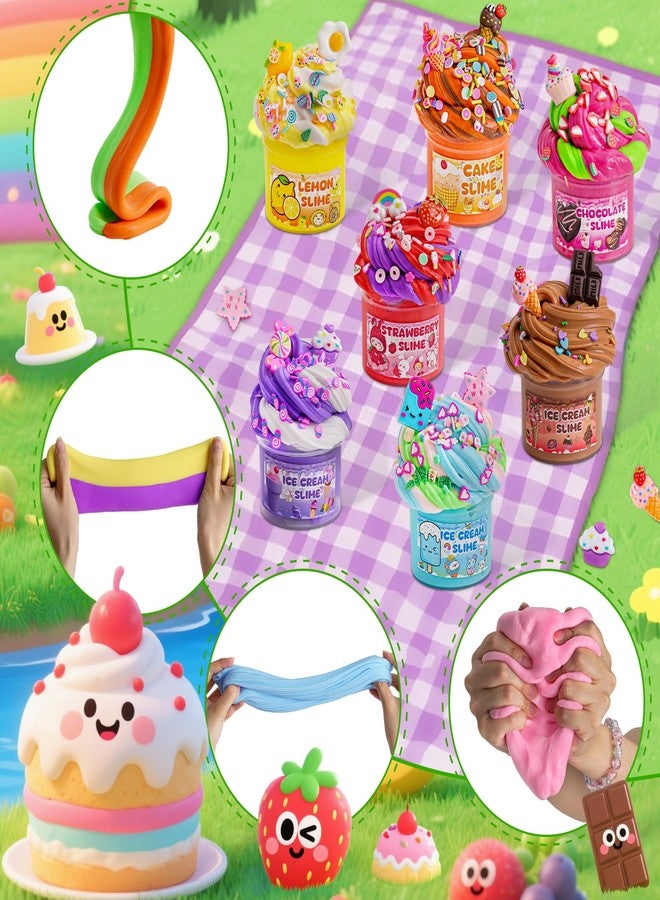 LAWOHO 18 Pack Slimes, Slime Kids, Butter Cloud Slime kit for Girls Ages 8-12, Toys for Girls and Boys, Slime Party Favors Goodie Bag Stuffers, 4 5 6 7 8 9 10 Year Old Girl Birthday Gift Cute Stuff - Image 5